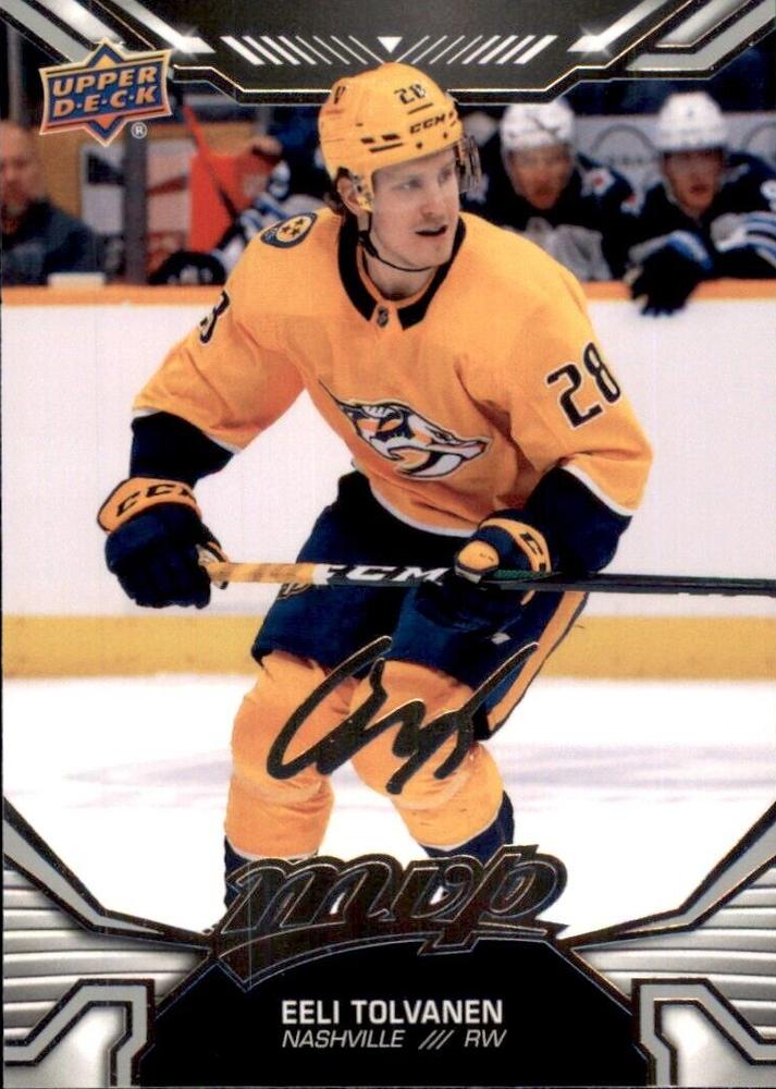 Eeli Tolvanen #113 Nashville Predators | 2022-23 Upper Deck MVP Silver Script