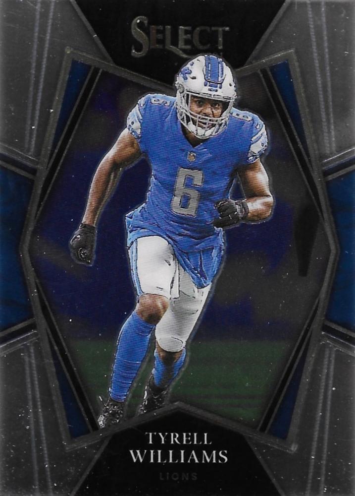 Tyrell Williams #113 Detroit Lions | 2021 Panini Select |  | NFL Football