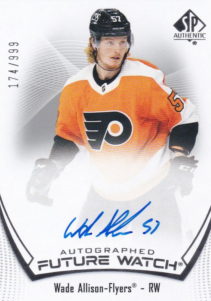Wade Allison #113 Philadelphia Flyers | 2021-22 SP Authentic