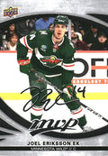 Joel Eriksson Ek #113 Minnesota Wild | 2023-24 Upper Deck MVP Silver Script