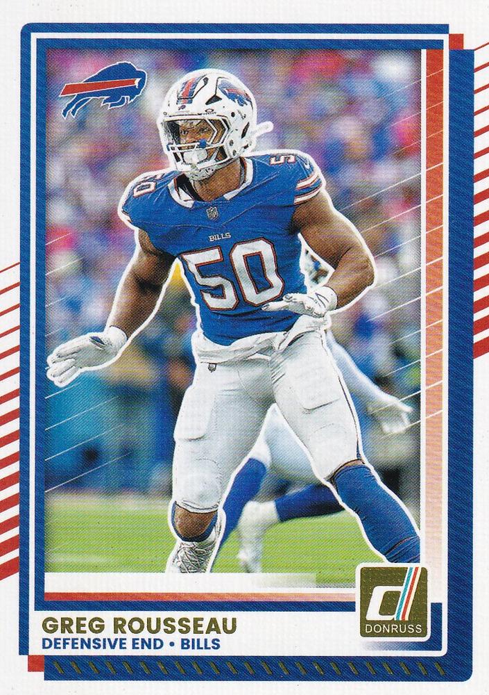 Greg Rousseau #113 Buffalo Bills | 2025 Donruss | NFL Football