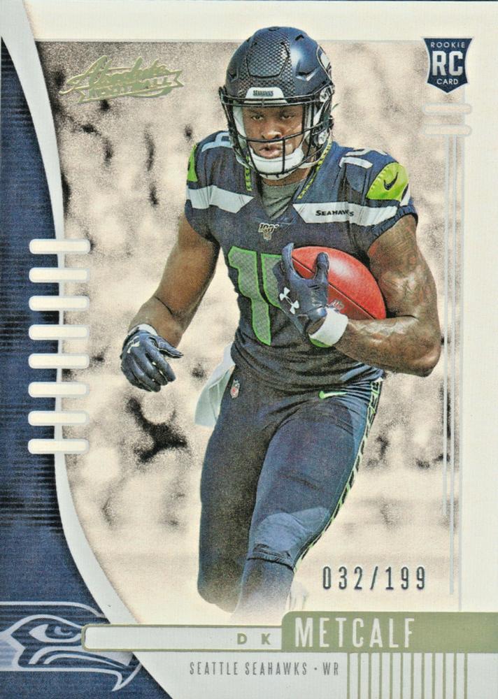 DK Metcalf #114 Seattle Seahawks | 2019 Panini Absolute |  | NFL Football