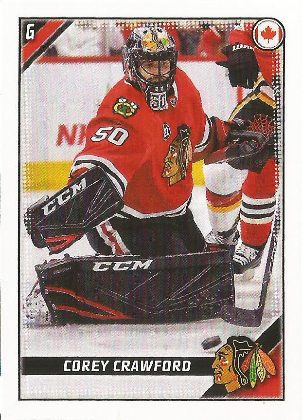 Corey Crawford #114 Chicago Blackhawks | 2019-20 Topps NHL Sticker Collection