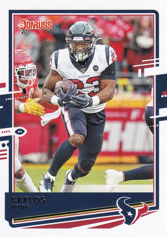 Carlos Hyde #114 Houston Texans | 2020 Panini Donruss | NFL Football