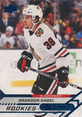 Brandon Hagel #114 Chicago Blackhawks | 2020-21 Upper Deck Overtime Blue Foil