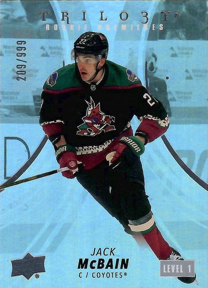 Jack McBain #114 Arizona Coyotes | 2022-23 Upper Deck Trilogy