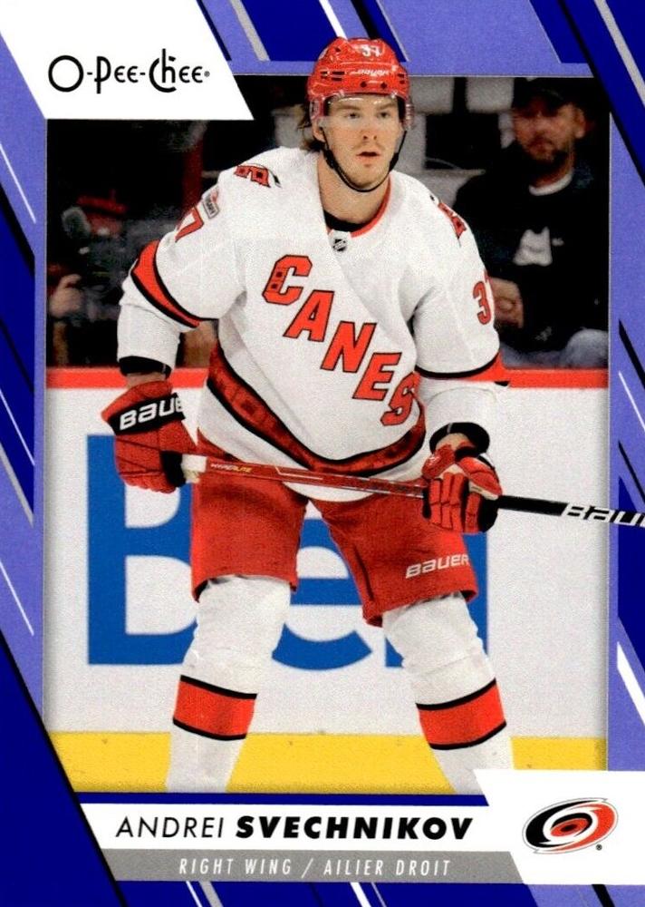 Andrei Svechnikov #114 Carolina Hurricanes | 2023-24 O-Pee-Chee Blue Border
