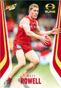 Matt Rowell #114 Gold Coast Suns | 2026 Select AFL Footy Stars