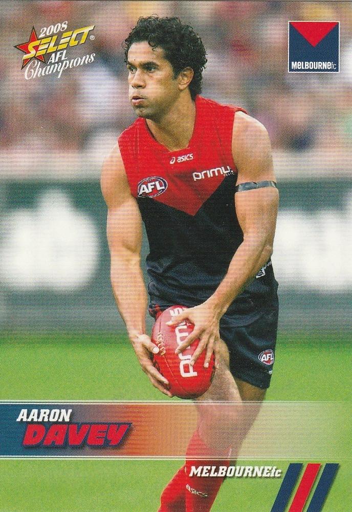 Aaron Davey #115 Melbourne Demons | 2008 Select AFL Champions