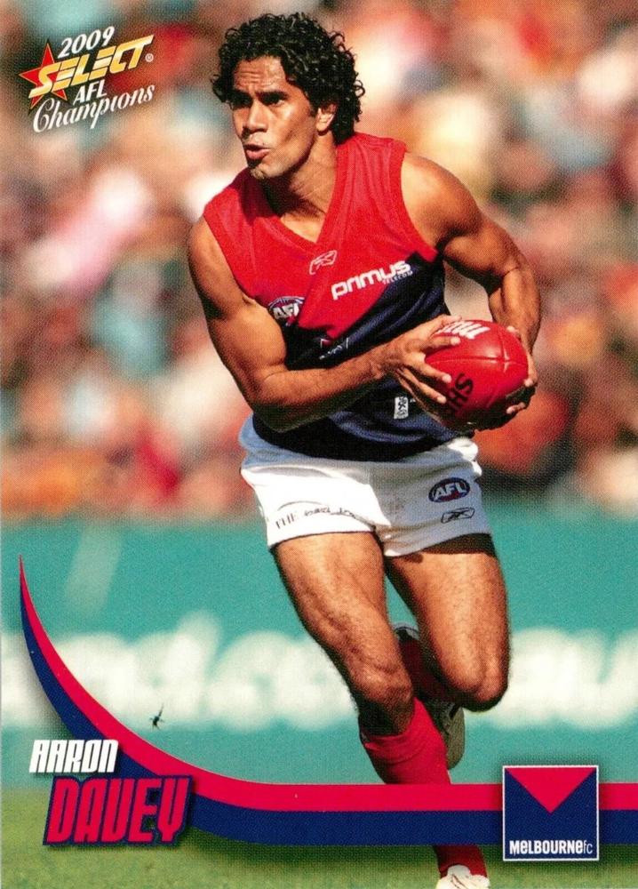 Aaron Davey #115 Melbourne Demons | 2009 Select AFL Champions