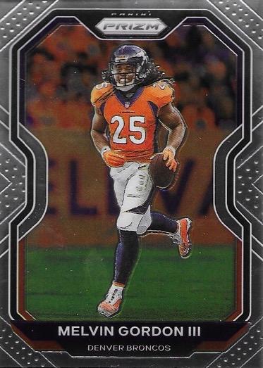 Melvin Gordon III #115 Denver Broncos | 2020 Panini Prizm | NFL Football