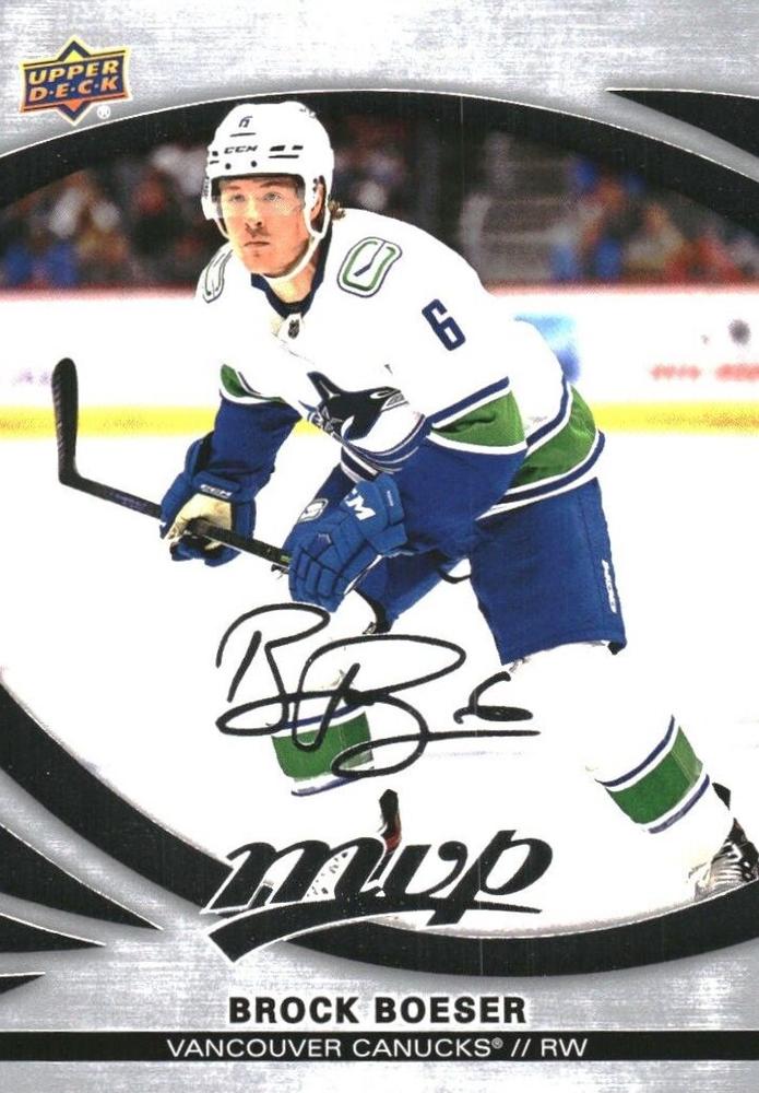 Brock Boeser #115 Vancouver Canucks | 2023-24 Upper Deck MVP Silver Script