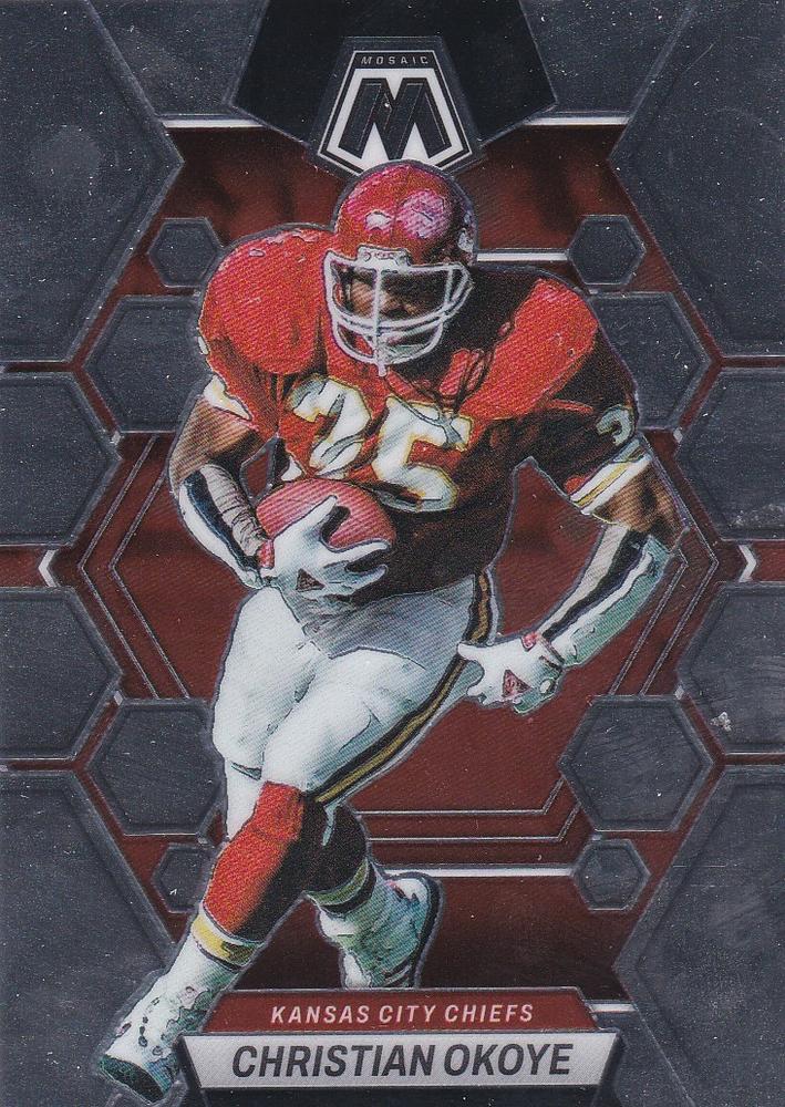 Christian Okoye #115 Kansas City Chiefs | 2023 Panini Mosaic | NFL Football