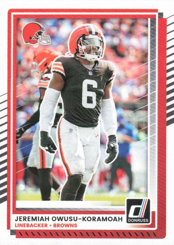 Jeremiah Owusu-Koramoah #115 Cleveland Browns | 2025 Donruss | NFL Football