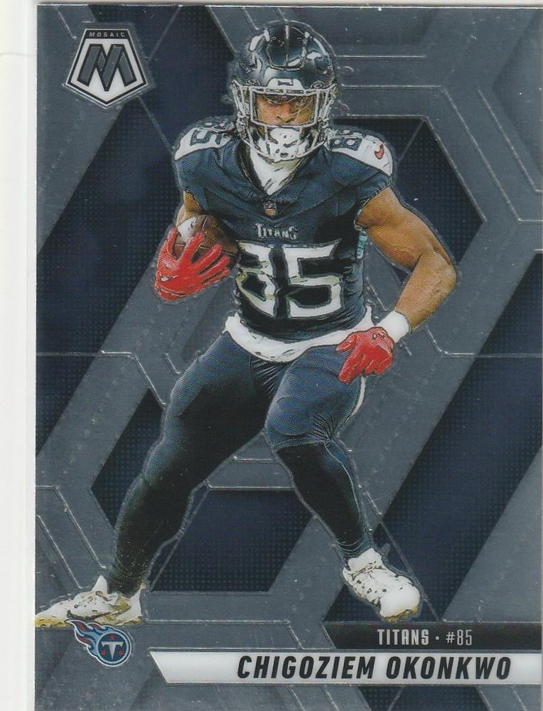 Chigoziem Okonkwo #115 Tennessee Titans | 2025 Panini Mosaic | NFL Football