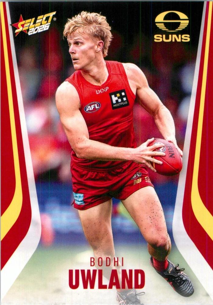 Bodhi Uwland #115 Gold Coast Suns | 2026 Select AFL Footy Stars