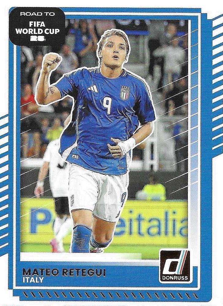Mateo Retegui #115 Italy | 2025-26 Donruss Road to FIFA World Cup