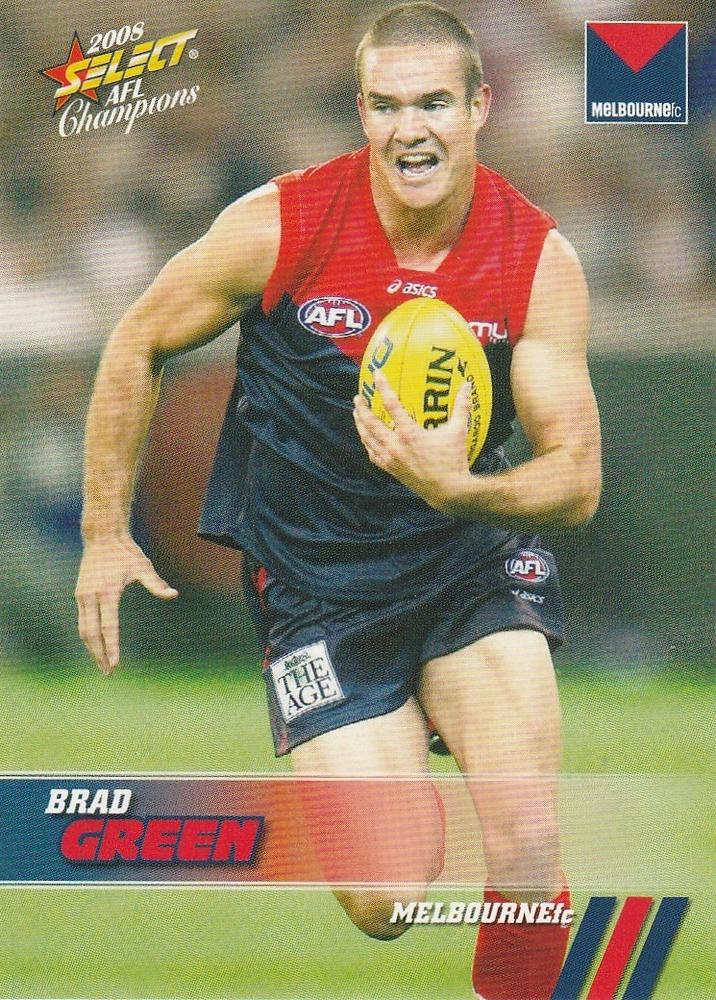 Brad Green #116 Melbourne Demons | 2008 Select AFL Champions