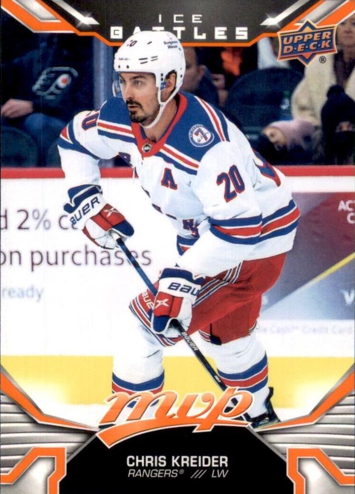 Chris Kreider #116 New York Rangers | 2022-23 Upper Deck MVP Ice Battles