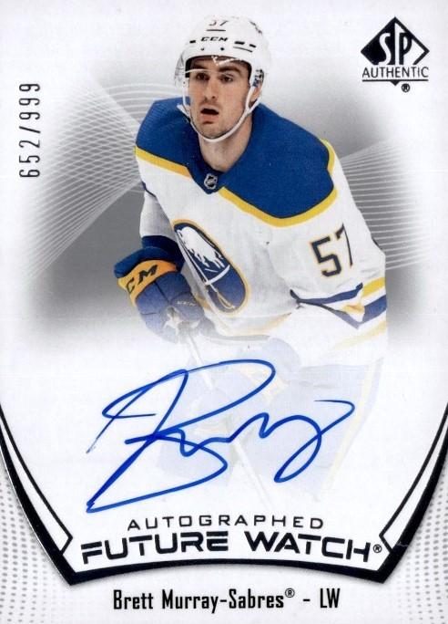 Brett Murray #116 Buffalo Sabres | 2021-22 SP Authentic