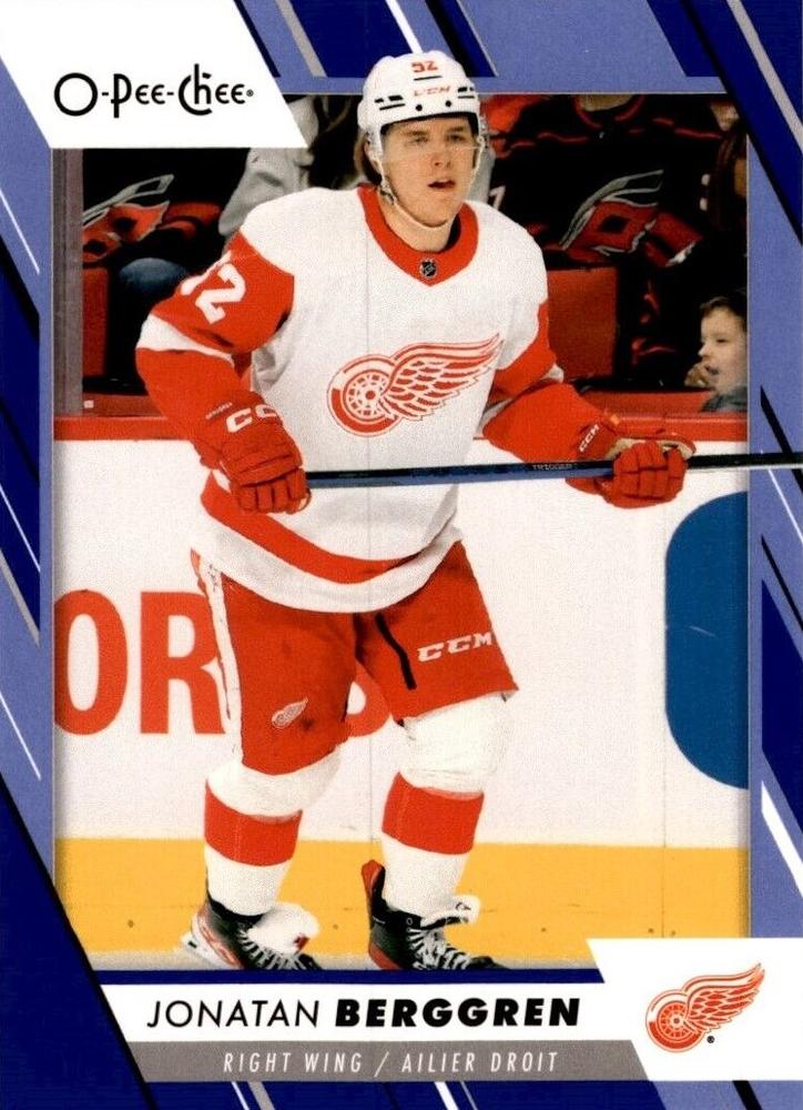 Jonatan Berggren #116 Detroit Red Wings | 2023-24 O-Pee-Chee Blue Border