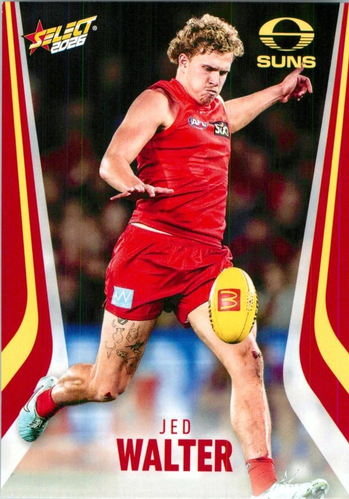 Jed Walter #116 Gold Coast Suns | 2026 Select AFL Footy Stars