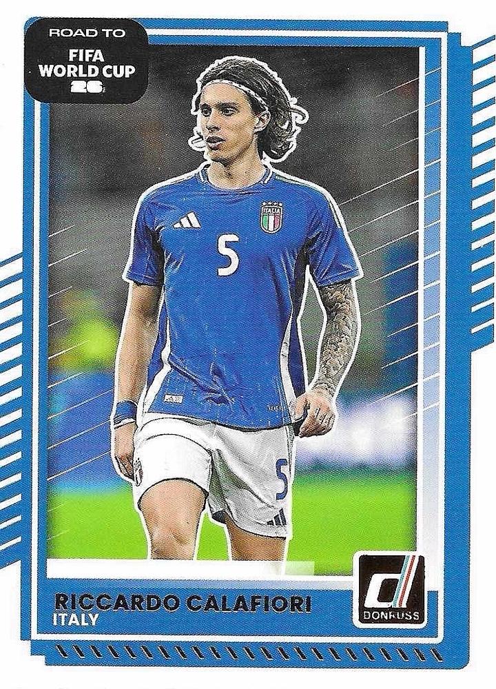Riccardo Calafiori #116 Italy | 2025-26 Donruss Road to FIFA World Cup
