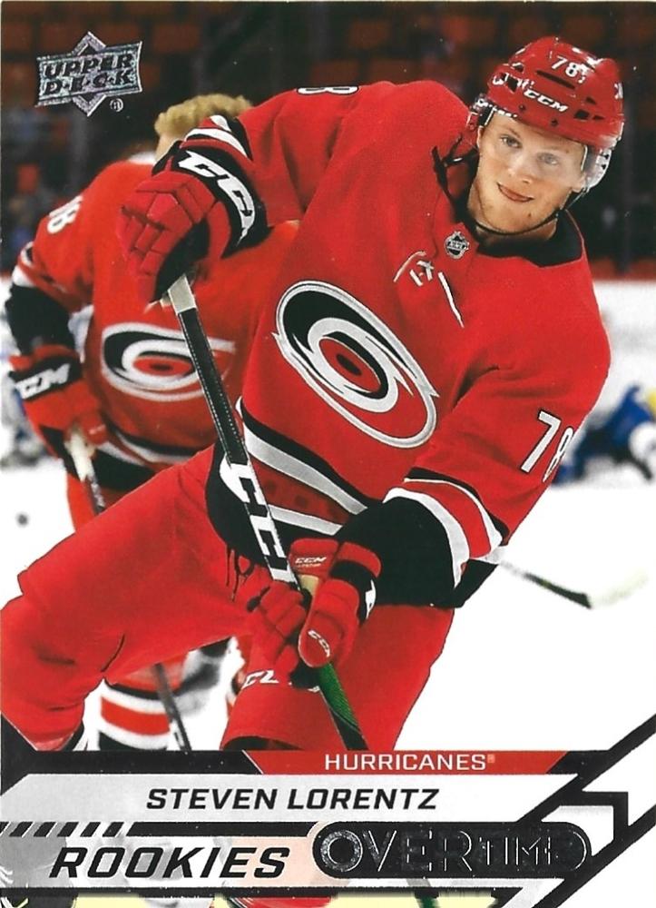 Steven Lorentz #117 Carolina Hurricanes | 2020-21 Upper Deck Overtime