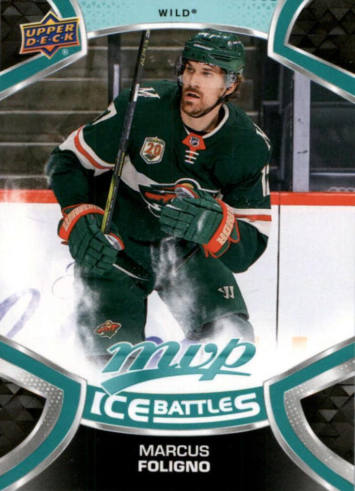 Marcus Foligno #117 Minnesota Wild | 2021-22 Upper Deck MVP Ice Battles