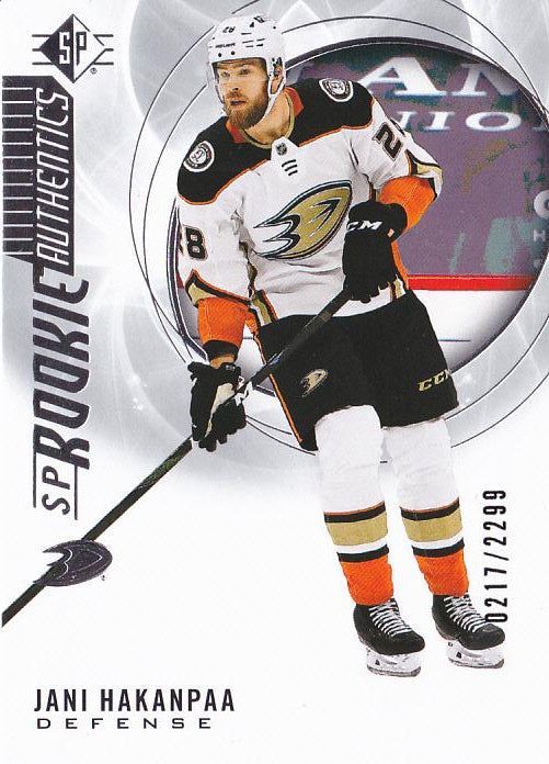 Jani Hakanpaa #117 Anaheim Ducks | 2020-21 SP