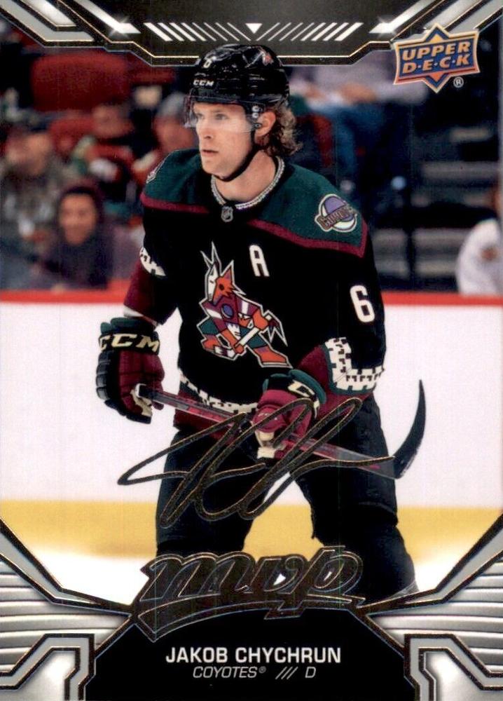 Jakob Chychrun #117 Arizona Coyotes | 2022-23 Upper Deck MVP Silver Script