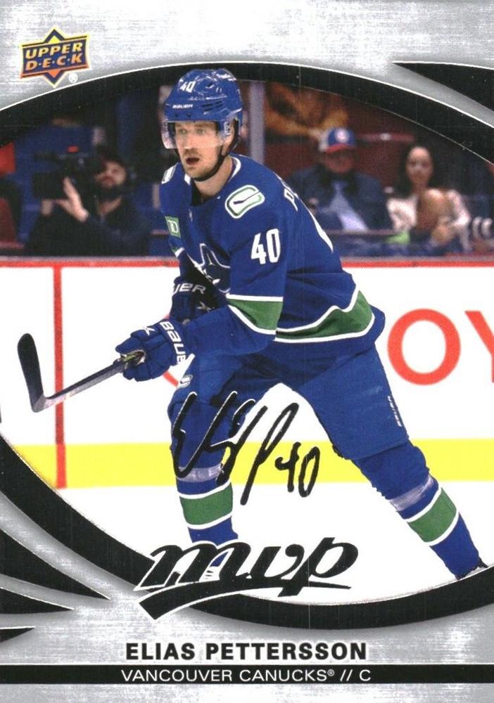 Elias Pettersson #117 Vancouver Canucks | 2023-24 Upper Deck MVP Silver Script