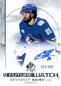 Arshdeep Bains #117 Vancouver Canucks | 2024-25 SP Authentic