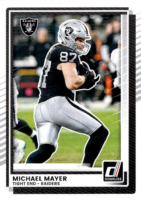 Michael Mayer #117 Las Vegas Raiders | 2025 Donruss | NFL Football