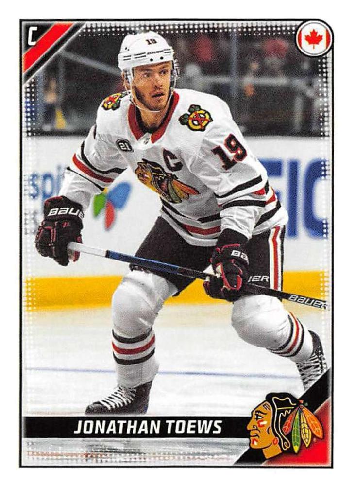 Jonathan Toews #118 Chicago Blackhawks | 2019-20 Topps NHL Sticker Collection