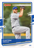 Clayton Kershaw #118 Los Angeles Dodgers | 2020 Donruss