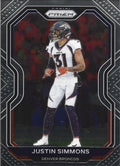 Justin Simmons #118 Denver Broncos | 2020 Panini Prizm | NFL Football