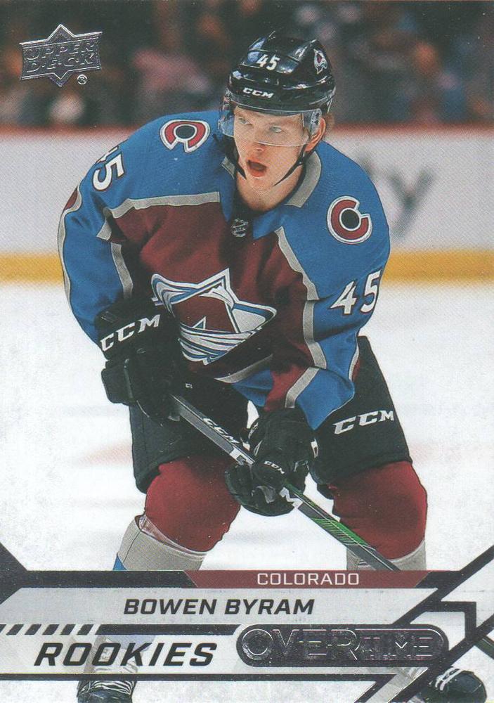 Bowen Byram #118 Colorado Avalanche | 2020-21 Upper Deck Overtime