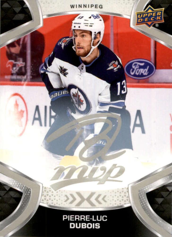 Pierre-Luc Dubois #118 Winnipeg Jets | 2021-22 Upper Deck MVP Silver Script