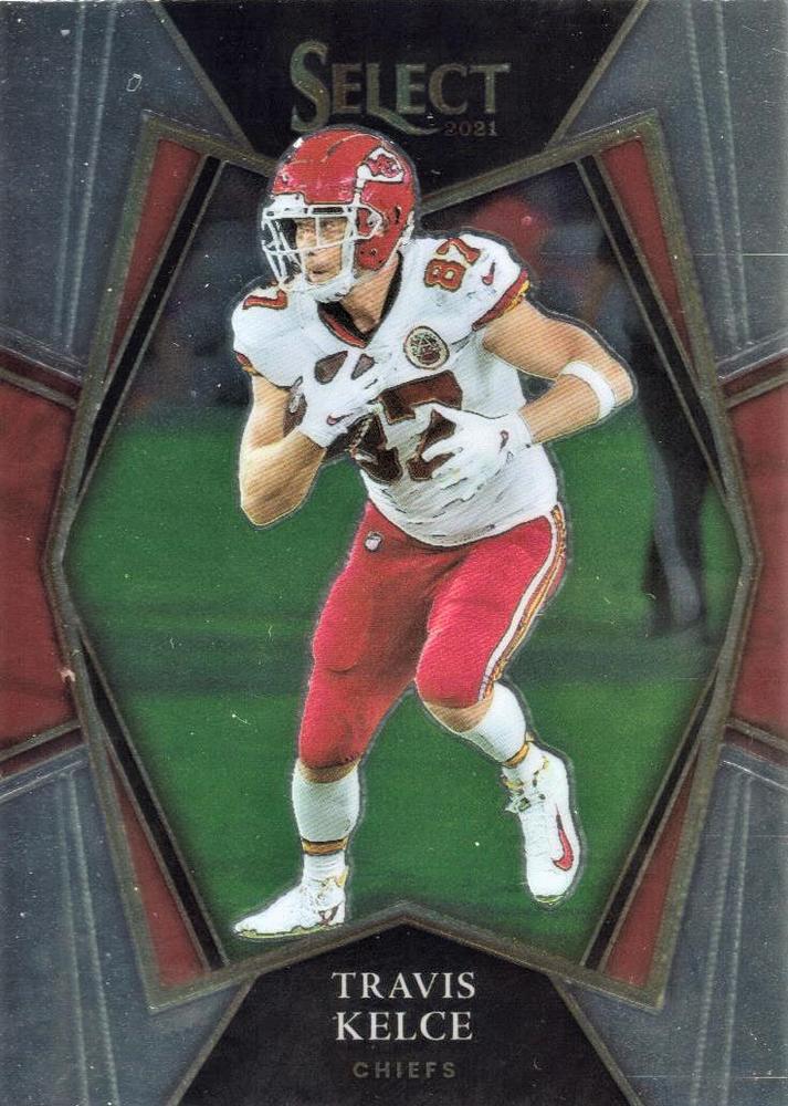 Travis Kelce #118 Kansas City Chiefs | 2021 Panini Select |  | NFL Football