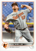 Alex Wells #118 Baltimore Orioles (Factory set, Large RC logo) | 2022 Topps