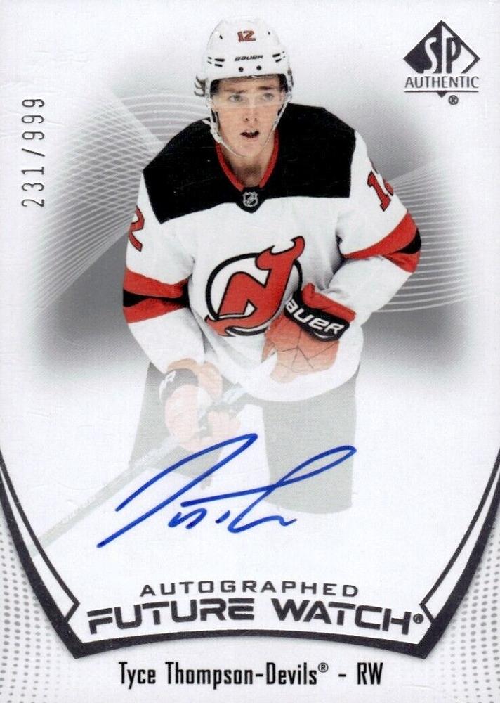 Tyce Thompson #118 New Jersey Devils | 2021-22 SP Authentic