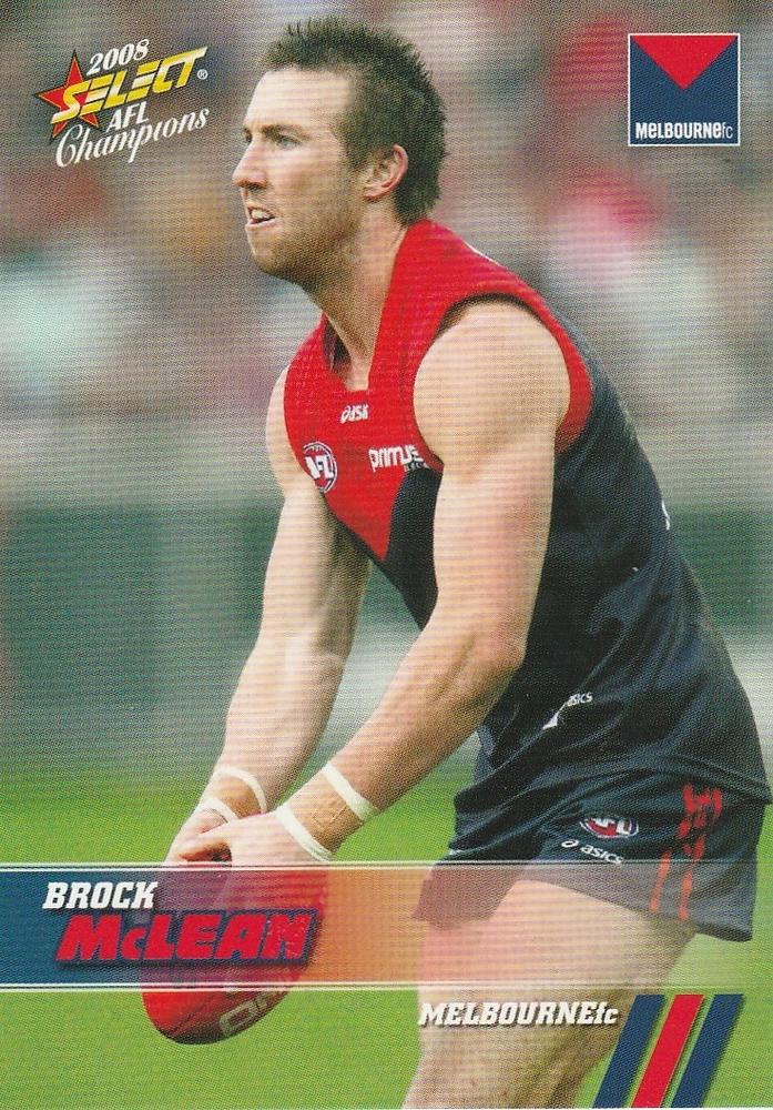 Brock McLean #119 Melbourne Demons | 2008 Select AFL Champions