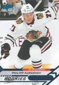 Philipp Kurashev #119 Chicago Blackhawks | 2020-21 Upper Deck Overtime Blue Foil