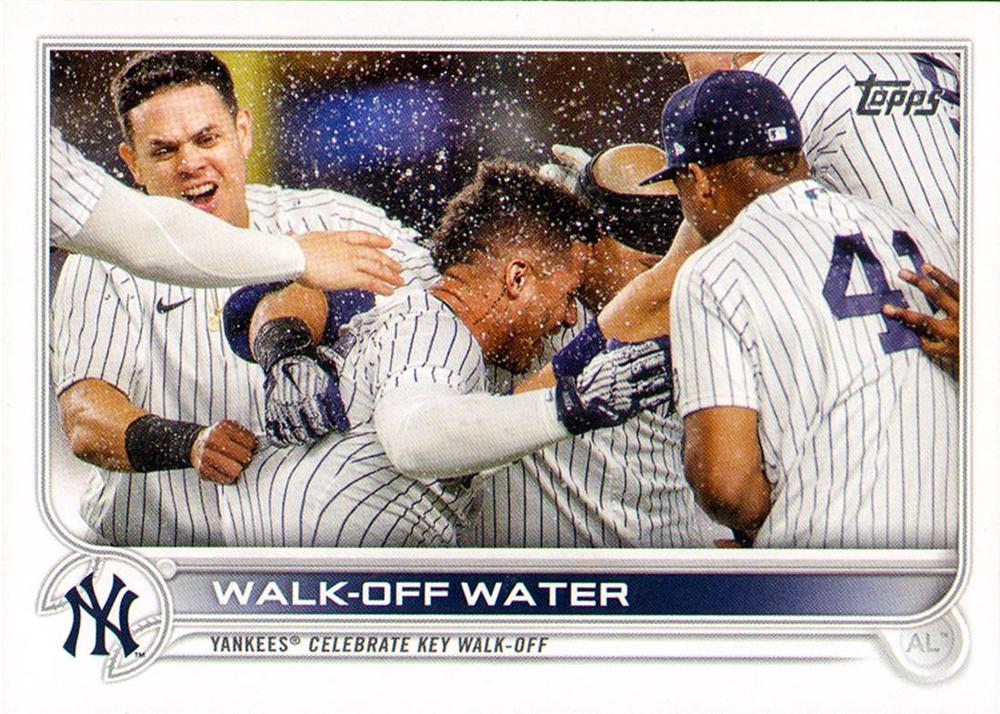 Walk Off Water #119 New York Yankees | 2022 Topps