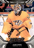 Juuse Saros #119 Nashville Predators | 2022-23 Upper Deck MVP Silver Script