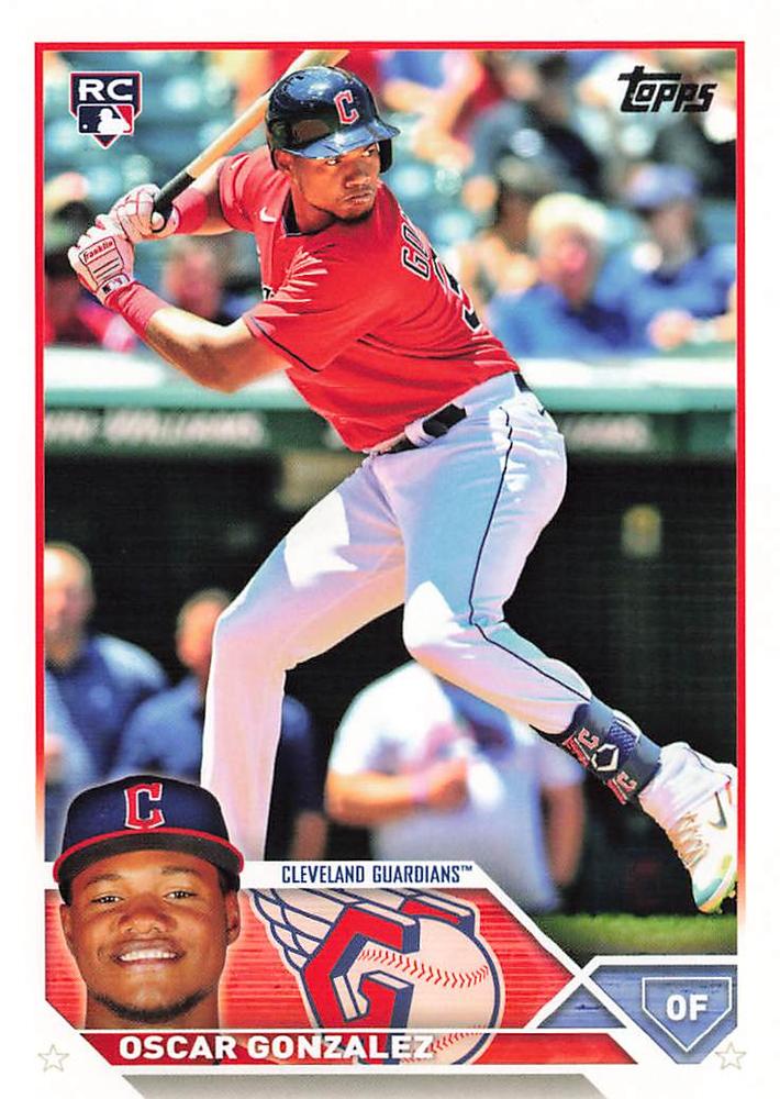 Oscar Gonzalez #119 Cleveland Guardians | 2023 Topps