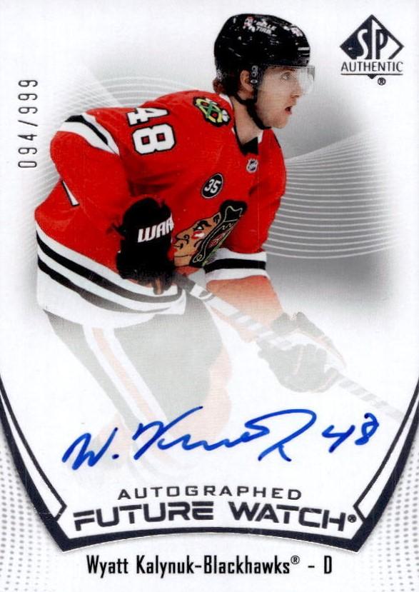 Wyatt Kalynuk #119 Chicago Blackhawks | 2021-22 SP Authentic