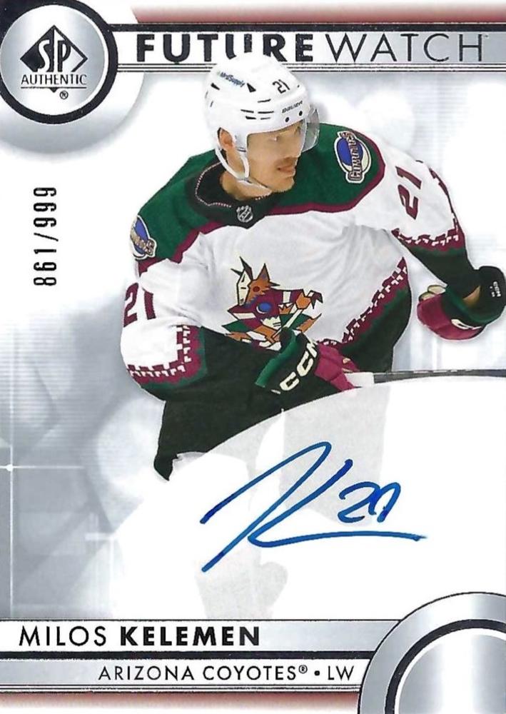 Milos Kelemen #119 Arizona Coyotes | 2023-24 SP Authentic