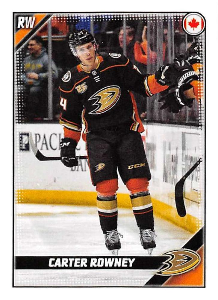 Carter Rowney #11 Anaheim Ducks | 2019-20 Topps NHL Sticker Collection